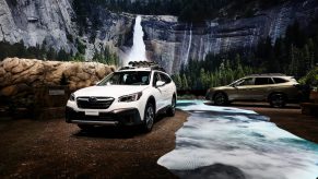 2020 Subaru Outback XT vehicles are on display at the 112th Annual Chicago Auto Show