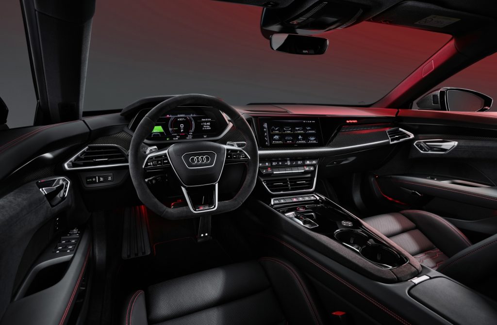 Audi E-Tron GT Interior shot 