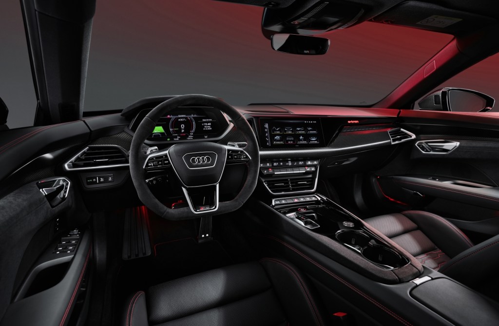 Audi E-Tron GT Interior shot