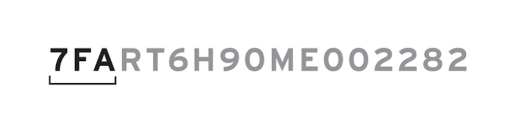 a Honda CR-V VIN readout