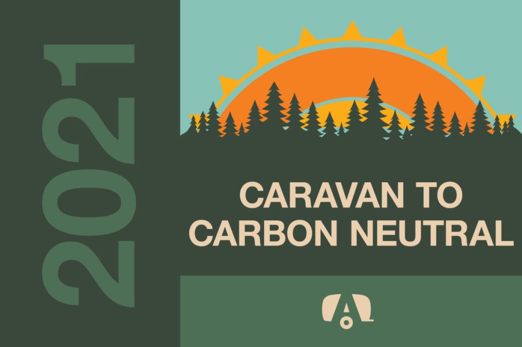 Airstream Caravan to Carbon Neutral Initiative decal