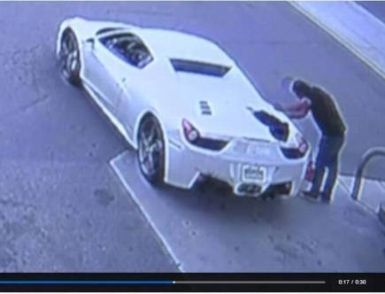 Stolen $340,000 Ferrari 458 Found Because Thief Couldn’t Figure Out the Gas Cap