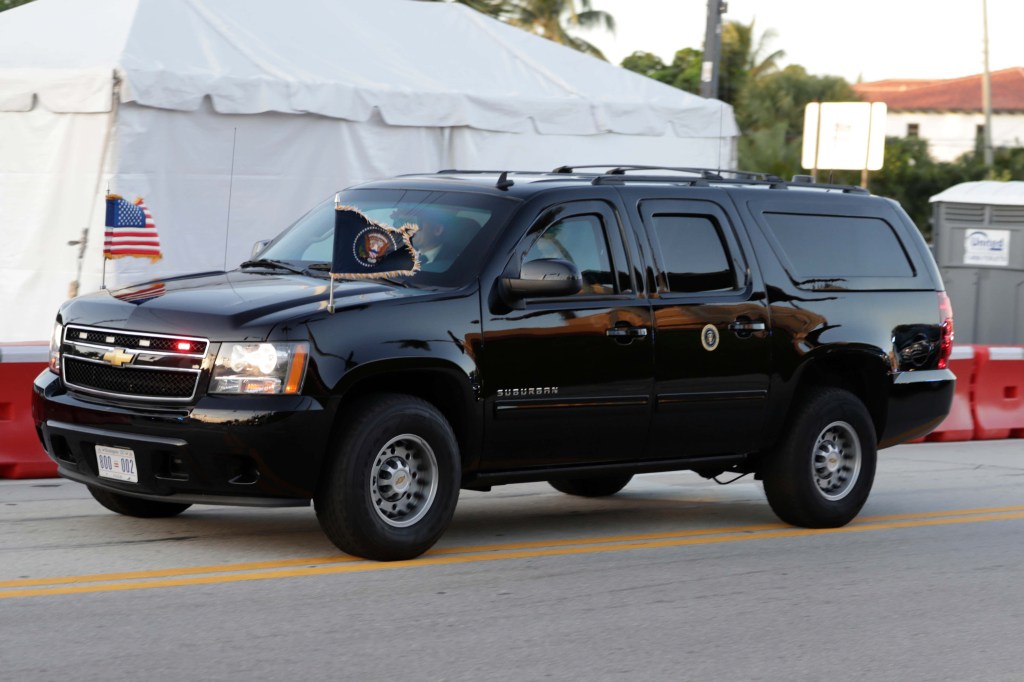 Presidential Motorcade Secret Service Chevy Suburban