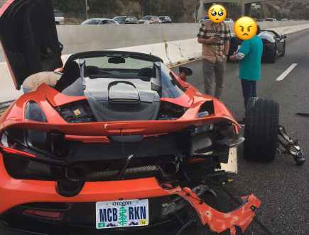 Cops Clown Driver on Twitter For Crashing $285k Rental McLaren 720s in Attempted  Street Race