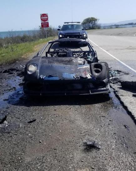 Ultra-Rare Noble M400 Destroyed in California After It Caught Fire