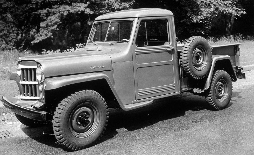 A Classic 1954 Willys-Overland Jeep 4x4 Truck