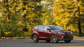 2018 Toyota Highlander parked on the street