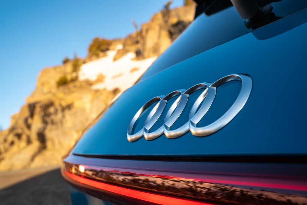 2019 Audi Etron rear badge