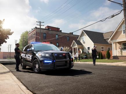 The 2021 Ford Police SUV Is Great for ‘Idling on the Job’