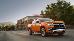 2021 Chevrolet Colorado Z71 driving
