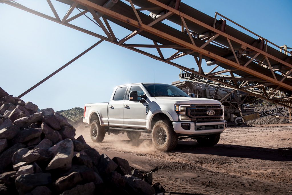 2021 Ford F-250 parked