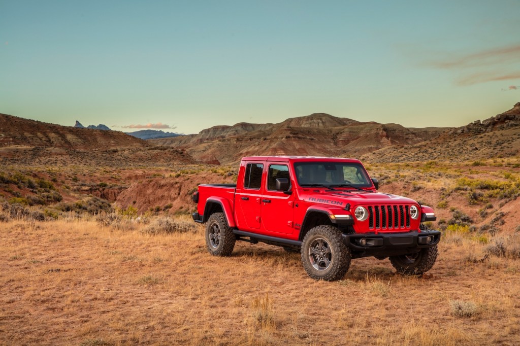 2021 Jeep® Gladiator Rubicon parked in the wild