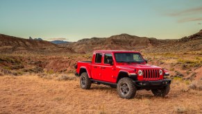 2021 Jeep® Gladiator Rubicon parked in the wild