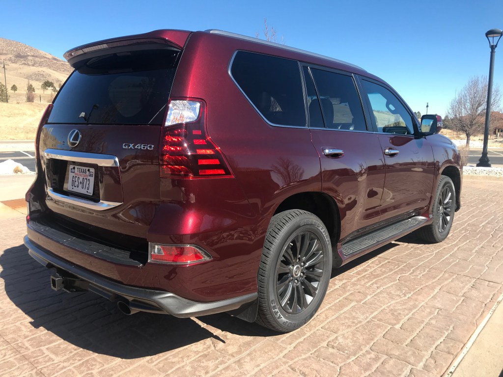2021 Lexus GX 460 rear shot in a parking lot