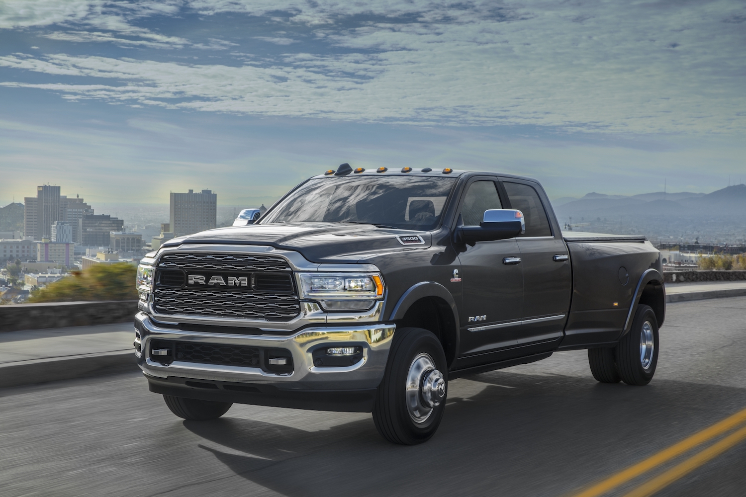 2021 Ram 3500 Heavy Duty Limited Crew Cab Dually driving