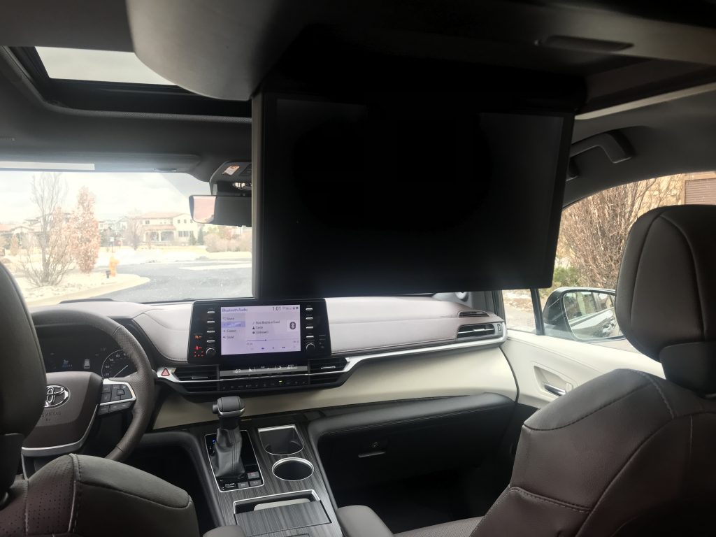 2021 Toyota Sienna rear-seat entertainment