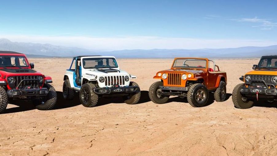 the four new Jeep concepts at the 2021 Easter Jeep Safari