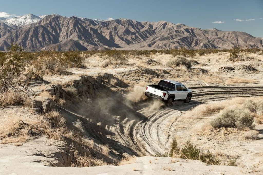 2021 Honda Ridgeline HPD in the sand