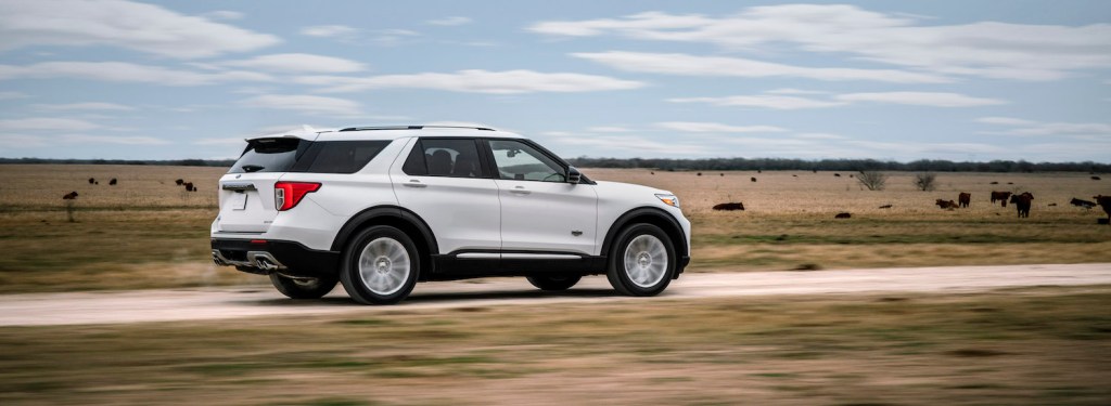 2021 Ford Explorer King Ranch Edition driving