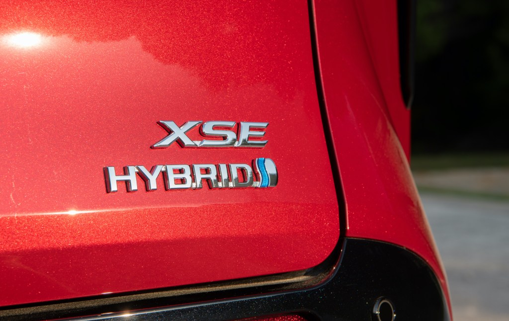 2021 Toyota Sienna hybrid badge