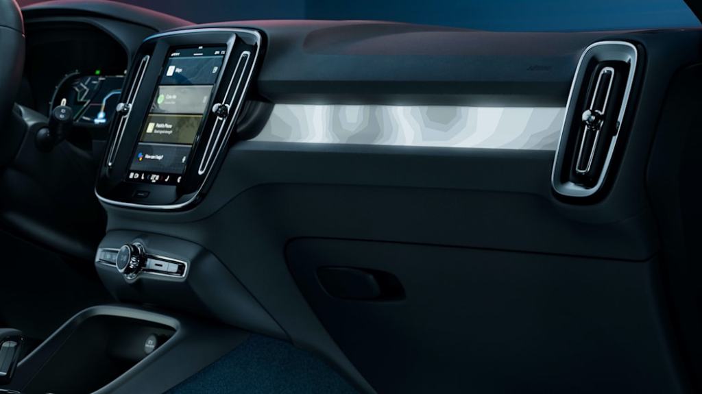2022 Volvo C4 Recharge interior