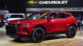 The all-new Blazer SUV from Chevrolet on display at the 2019 Los Angeles Auto Show in Los Angeles, California