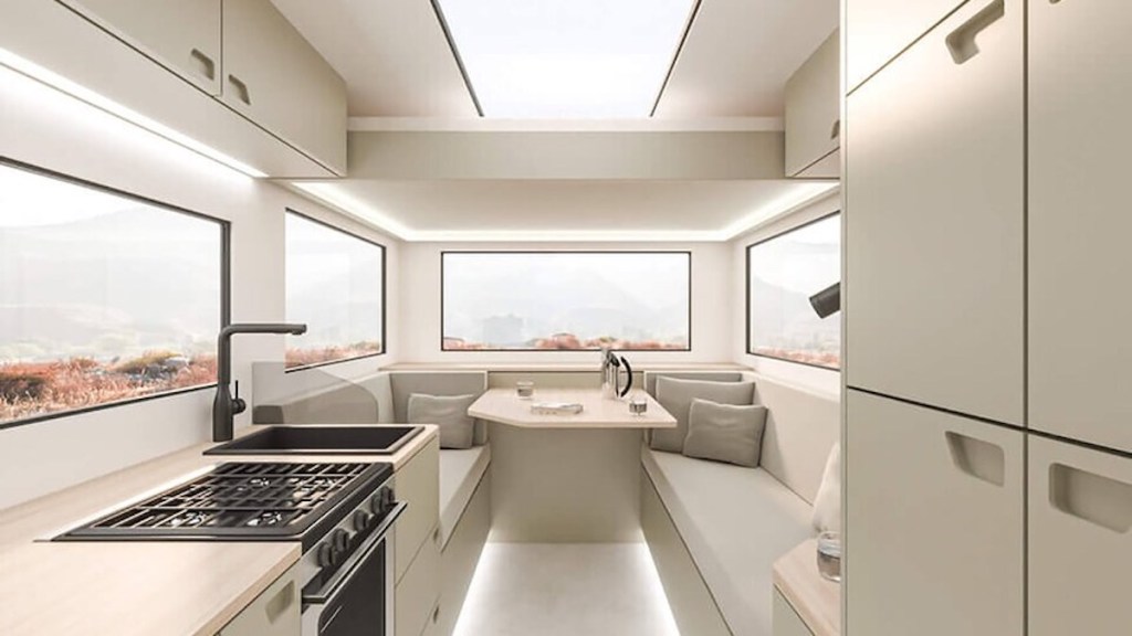 the interior of the Darc Mono overlanding camper