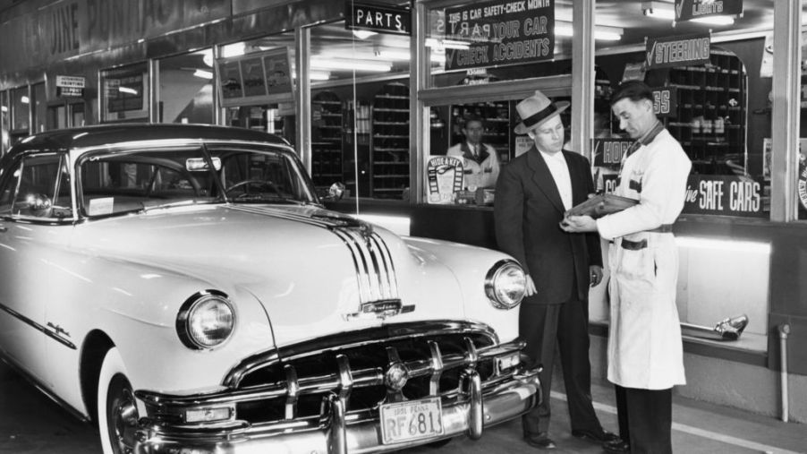 Dealership Service Department from 1950s