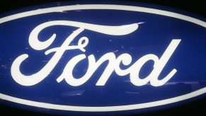 Blue oval Ford logo