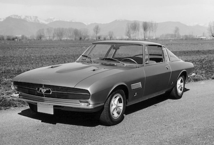 An image of a Bertone Ford Mustang that has been missing for over 50 years.