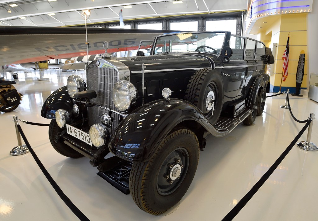 An image of a Mercedes-Benz W31 Type G4 in a museum.