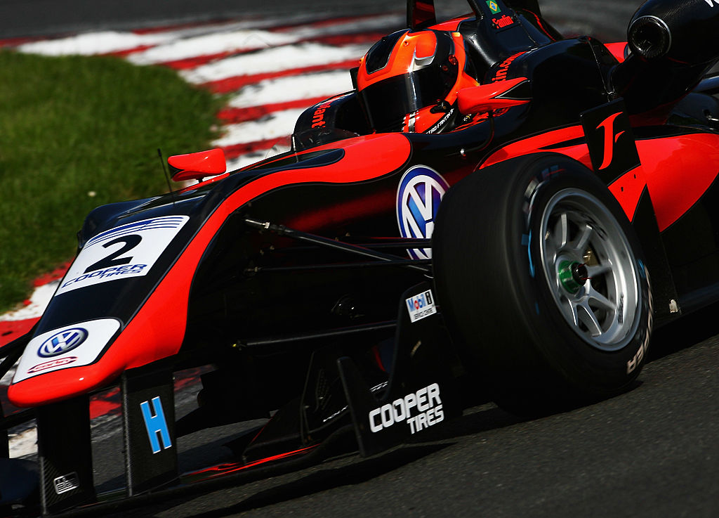 British Formula 3 Racer sponsored by Cooper Tires