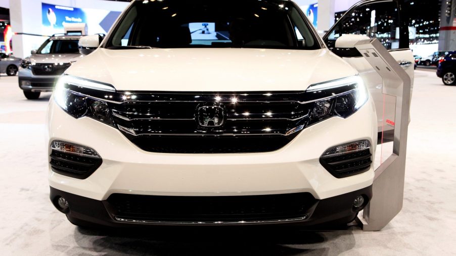 2017 Honda Pilot is on display at the 109th Annual Chicago Auto Show at McCormick Place