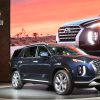 The Hyundai Motor Co. Palisade sports utility vehicle (SUV) is displayed during AutoMobility LA ahead of the Los Angeles Auto Show