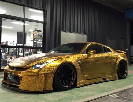 Gold Chrome Nissan GTR Selling For Over Half A Million Dollars