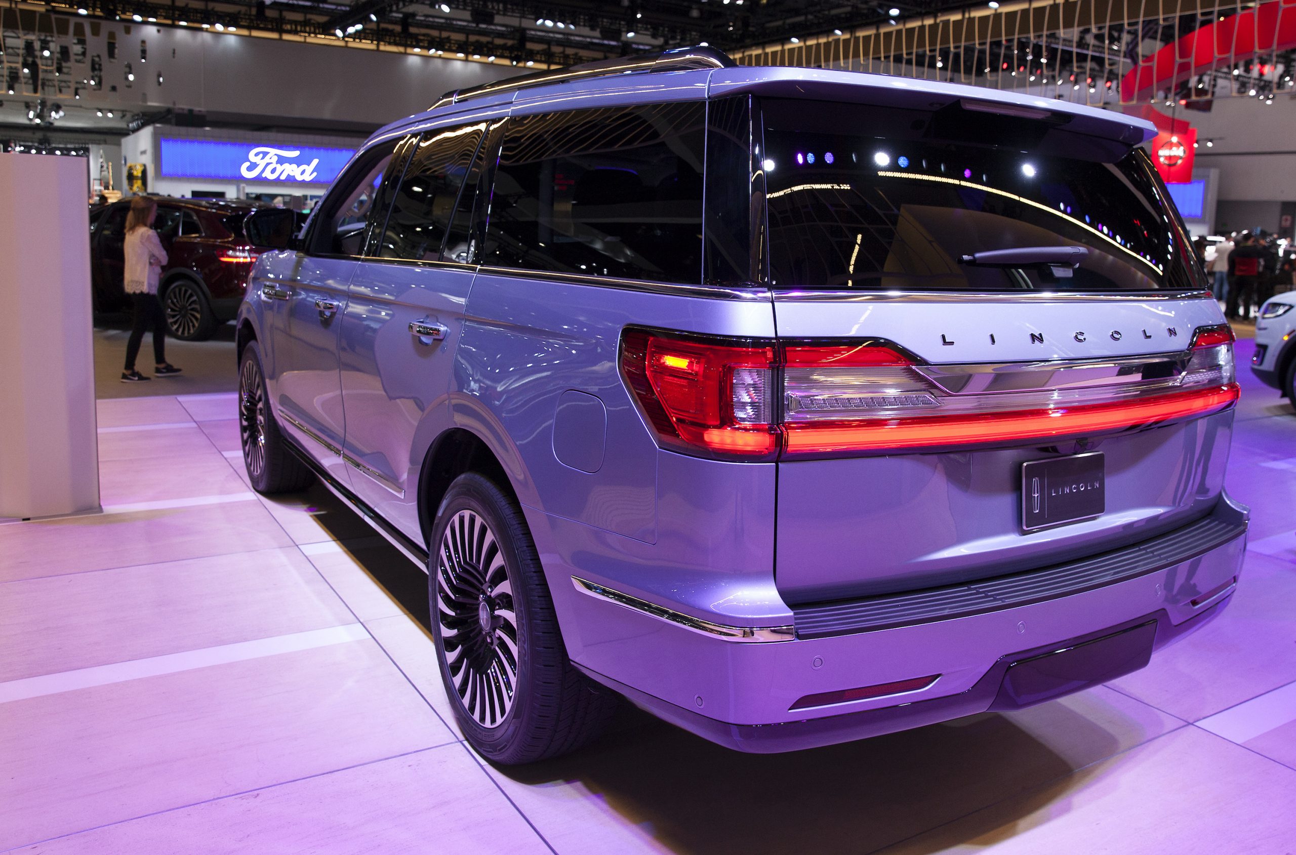 The Ford Motor Co. Lincoln Navigator Black Label sport utility vehicle (SUV) is displayed during AutoMobility LA ahead of the Los Angeles Auto Show