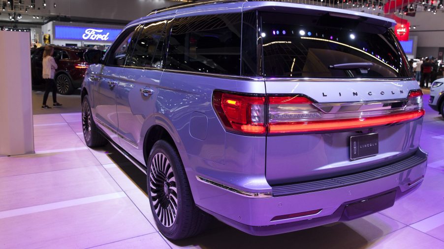 The Ford Motor Co. Lincoln Navigator Black Label sport utility vehicle (SUV) is displayed during AutoMobility LA ahead of the Los Angeles Auto Show
