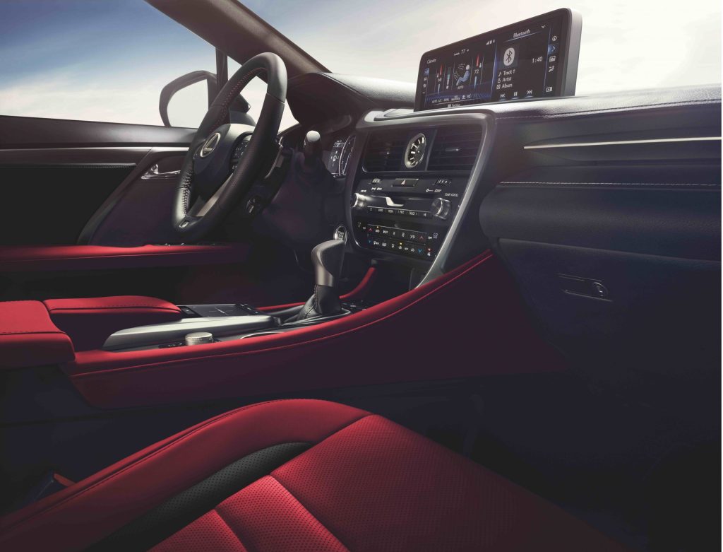 2021 Lexus RX350 red interior 