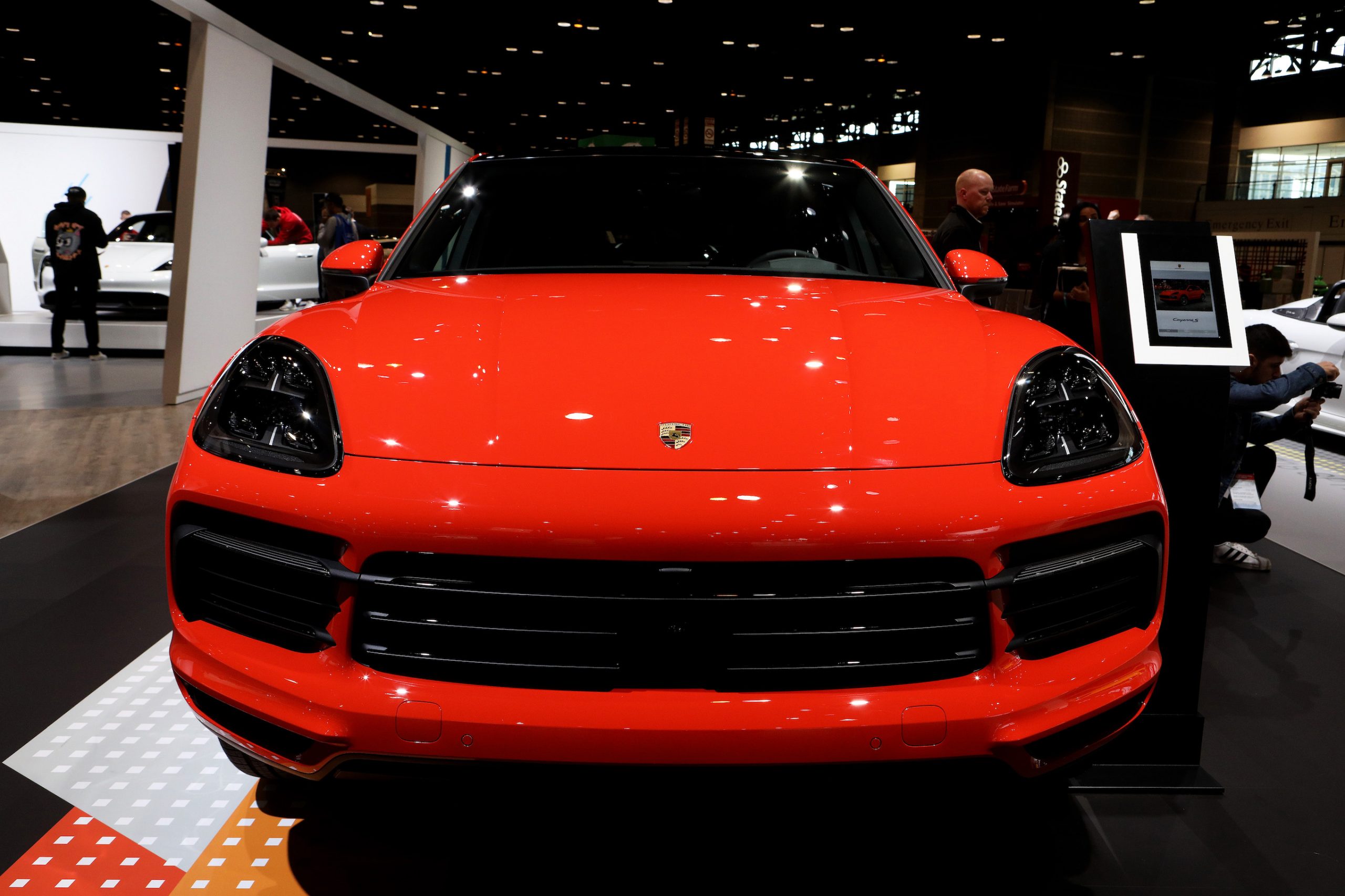 2020 Porsche Cayenne Coupé is on display at the 112th Annual Chicago Auto Show