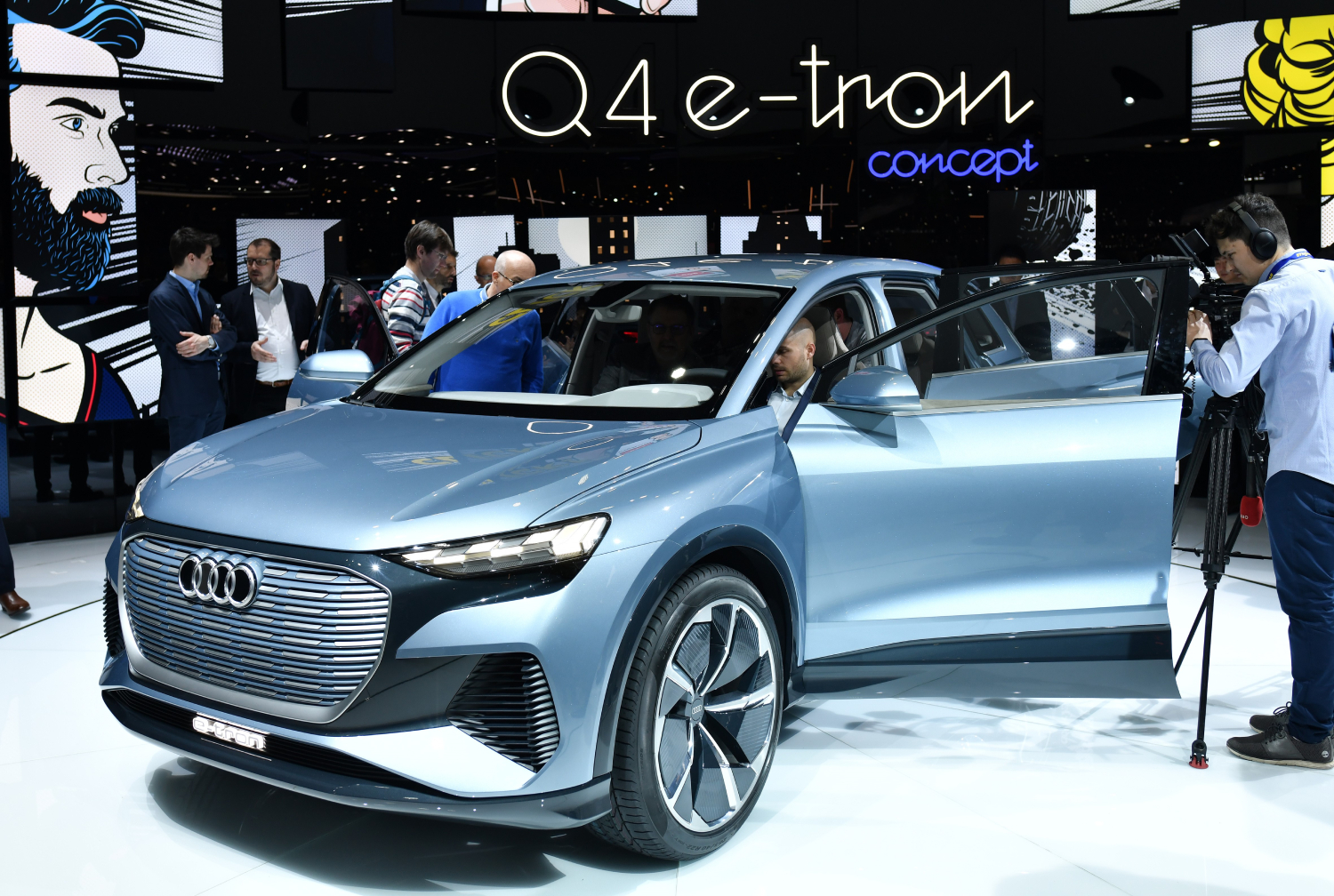 Audi revealed the new Q4 e-tron concept car