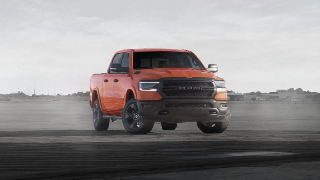 The 2020 Ram 1500 Built to Serve Edition in Spitfire Orange