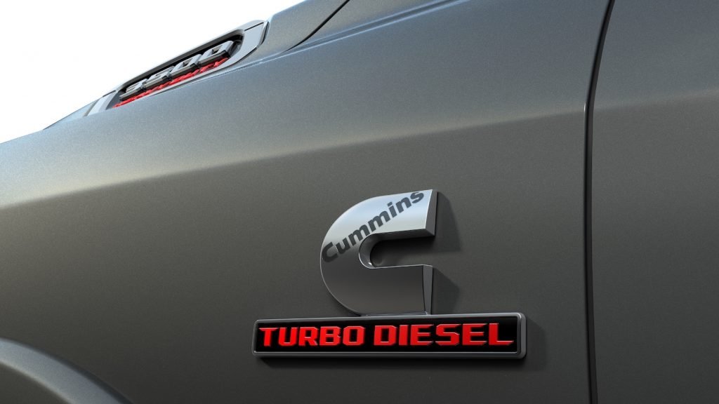 2021 Ram Heavy Duty Cummins 6.7-liter I-6 badge