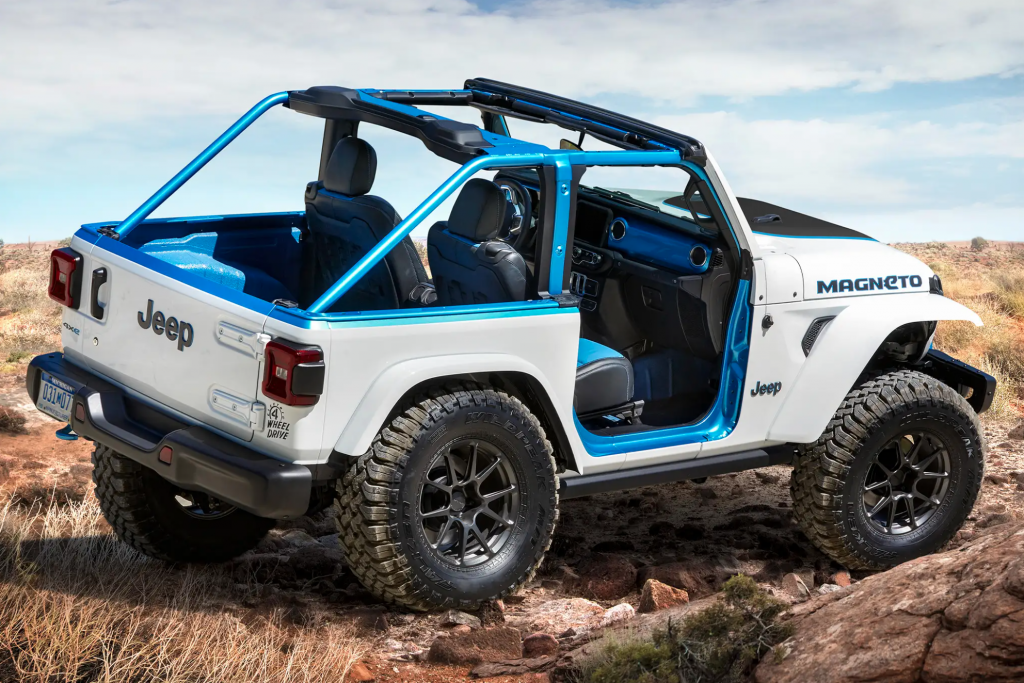The Jeep Magneto Concept being tested in Moab 