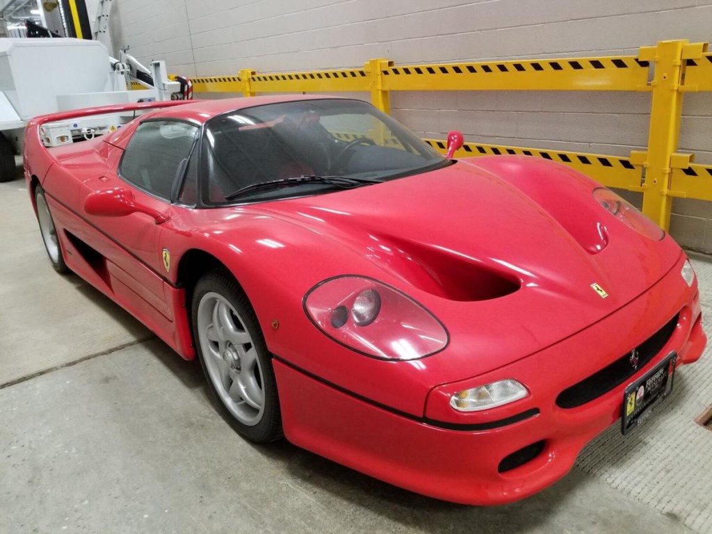 Image of the actual Stolen 1996 Ferrari F50 