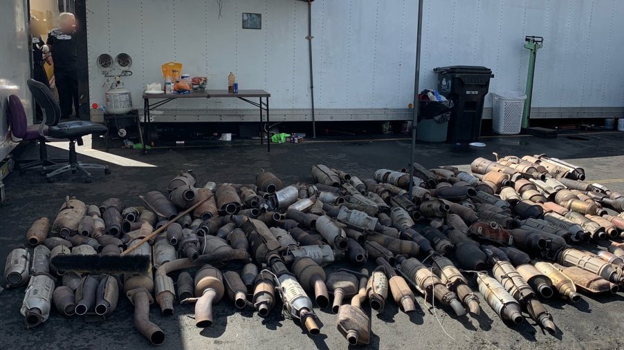 This Stash of Stolen Catalytic Converters Costs More Than Most Supercars