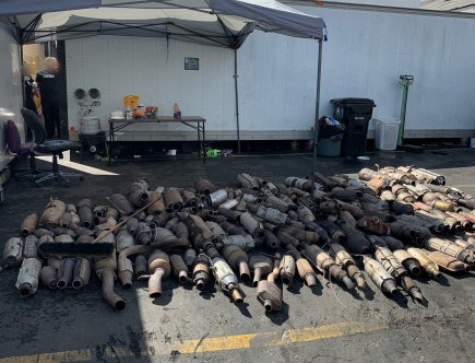 This Stash of Stolen Catalytic Converters Costs More Than Most Supercars