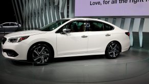 2020 Subaru Legacy is on display at the 111th Annual Chicago Auto Show