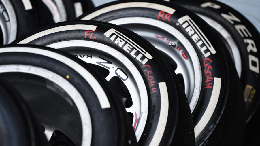 Pirelli tires on the Bahrain International Circuit