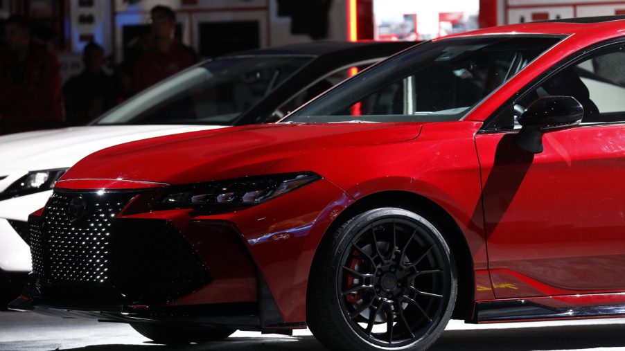 Toyota Motor Corp. Avalon TRD vehicle is displayed during AutoMobility LA ahead of the Los Angeles Auto Show in Los Angeles, California