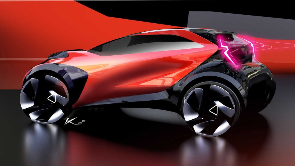 Toyota Aygo X concept rendering